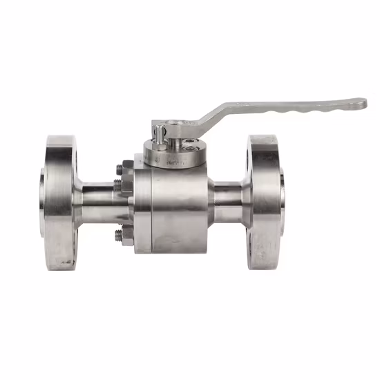 Valvola a sfera montata su perno ANSI 3PC in acciaio forgiato a passaggio totale/a passaggio ridotto, F321/A105/F304/F316/F22/F11/F51