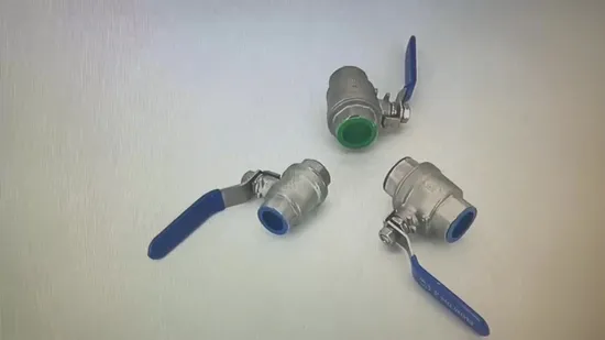 Valvola di ritegno galleggiante/filtro/valvola a sfera/valvola a sfera in acciaio inossidabile CF8/CF8m DN15 con filettatura completa industriale/sanitaria NPT/BSPT/Bsp